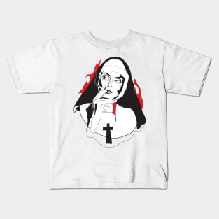 Smoking Nun - Break the Habit Kids T-Shirt